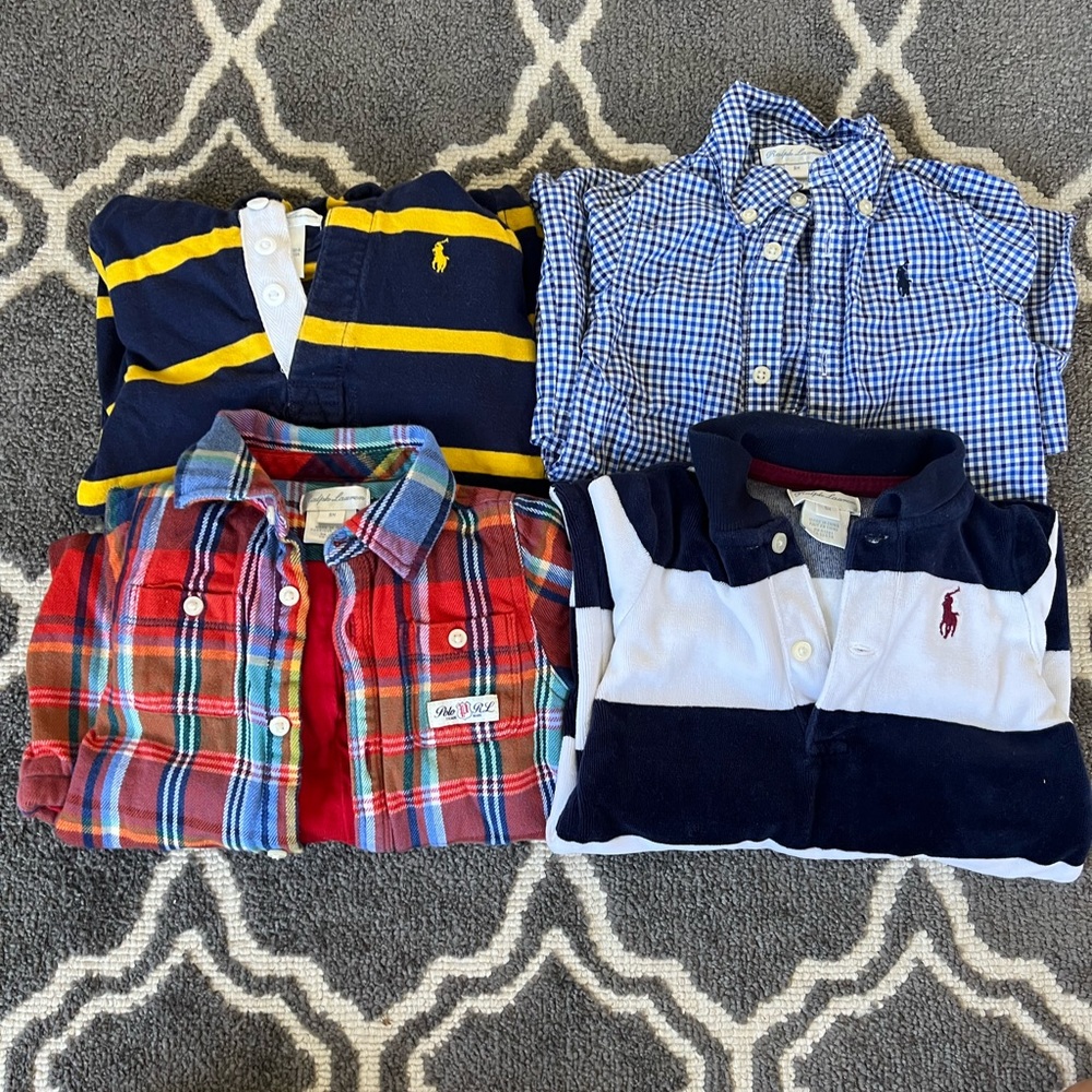 Baby boy onesie bodysuits Ralph Lauren baby boy bundle